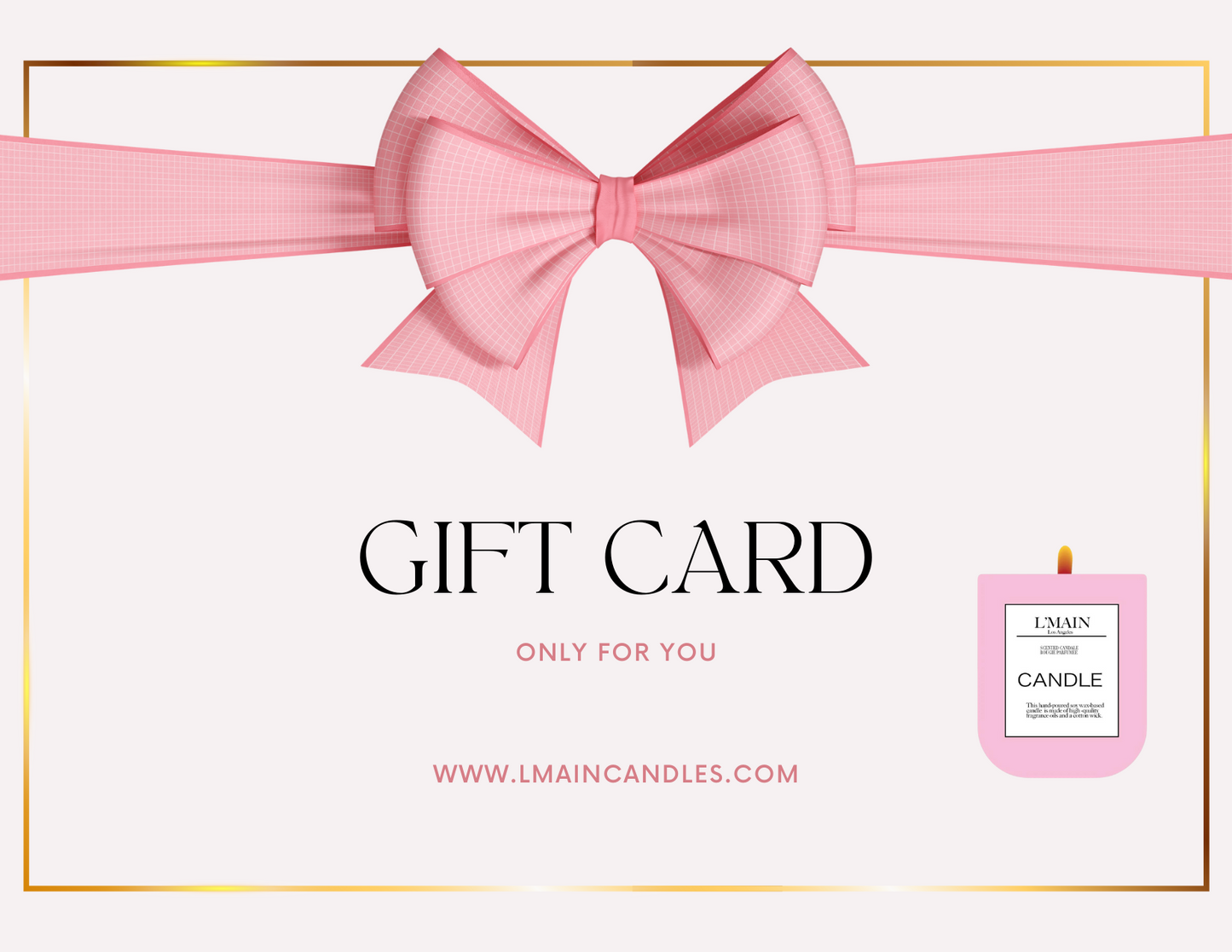 L' MAIN DIGITAL GIFT CARD